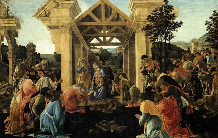 Sandro Botticelli Adoration of the Magi oil painting image
